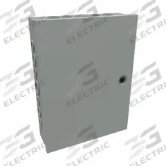 HAMMOND Junction Box: Steel, 16 in x 12 in x 4 in, NEMA 1, Solid Cover, Hinged, Included, Painted (MPN CHKO16124). Key specifications — Brand: HAMMOND; Closure Method: 1/4-Turn Latch; Knockouts: Included.