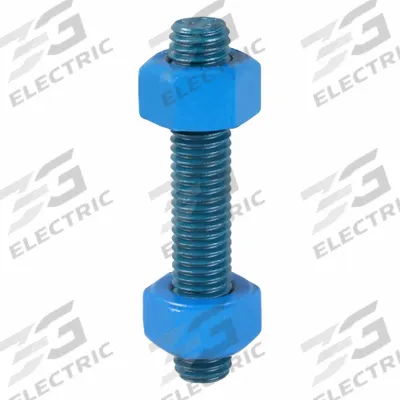 USA FASTENER Fully Threaded Stud: 1/2"-13 Thread Size, Steel, Grade B7, PTFE Coated - PTFE-Coated Fully-Threaded Rods & Studs