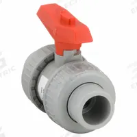 GF PIPING SYSTEMS Manual Two-Way Ball Valve: 1/2 in, CPVC, Straight, Socket x FNPT, Two-Piece, Lever (MPN 163375017). Key specifications — Brand: GF PIPING SYSTEMS; Handle: Lever.
