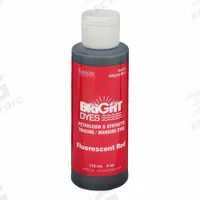 KINGSCOTE Dye Tracer Liquid: Red, Water Tracing Dye, 100-200 gallons per ounce of dye, Immediate (MPN 506250-RF4). Key specifications — Brand: KINGSCOTE; Dissolution Time: Immediate; Color: Red; Dye Type: Water Tracing Dye; Coverage: 100 to 200 gallons per ounce of dye; Detectability: 5 ppm.