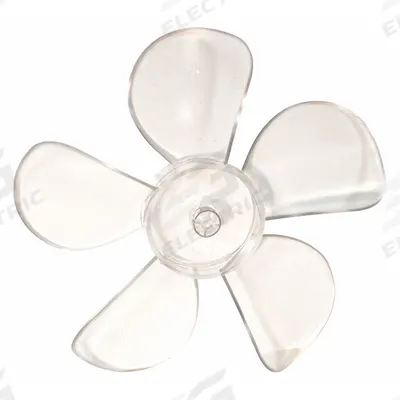 Dayton Propeller: 5 9/16 in Propeller Dia. (In.), 3/16 in Bore Dia. (In.) - DAYTON Plastic Fan Blades with CCW Facing Discharge