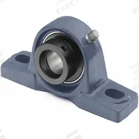 TRITAN Pillow Block Bearing: 1 1/4 in Bore, Cast Iron, Eccentric Collar, 1 43/64 in Shaft Ht (MPN HCP206-20). Key specifications — Brand: TRITAN; Mounting Bolt Size: 1/2 in; Standards: AFBMA; System of Measurement: Inch.