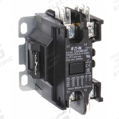 EATON Definite Purpose Magnetic Contactor: 1 + N Poles, 208-240V AC, 25 A - Non-Reversing Definite Purpose Contactors