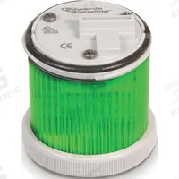 EDWARDS SIGNALING Tower Light Module: Flashing/Steady, 120V AC, Green, 48 mm Overall Dia, 200 Class (MPN 248LEDMG120A). Key specifications — Brand: EDWARDS SIGNALING; Compatible with Series: 200 Class; Lens Color: Green; Operating Voltage: 120V AC; Manufacturer Part Number: 248LEDMG120A.