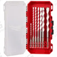 MILWAUKEE Rotary Hammer Drill Bit Set: 7 11/16 in Overall Lg, 1/4 in Shank Dia, 7 Drill Bits (MPN 48-20-8899). Key specifications — attr277146: MILWAUKEE.