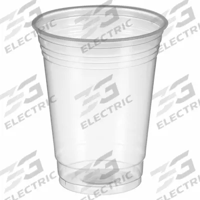 DART Disposable Cold Cup: 16 oz Capacity, Clear, Plastic, Unwrapped, Patternless - Plastic Cold Cups