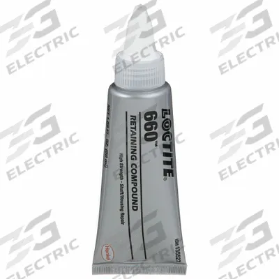 LOCTITE Retaining Compound: 660, 1.7 fl oz, Tube, Silver - Loose-Fitting Parts Retaining Compounds