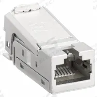 HARTING Device-Side RJ45 Connector: RJ Industrial®, Cat6A, HIFF Version RJ45 Data, 8 Poles, Straight (MPN 09455451561). Key specifications — Housing Material: Zinc Die-Cast; IP Rating: IP20; Performance Category: Cat6A; Application: HIFF Version RJ45 Data; Connection Type: Insulation Displacement; Connector Gender: Female; Connector Orientation: Straight; RJ45 Connector Type: IDC Connector.