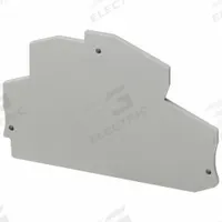 SCHNEIDER End Barrier: Screw Mount, Gray, Spring Terminals (MPN NSYTRACRE24). Key specifications — attr1307181: NSYTRR24D; attr1307182: Spring Terminals; attr1307177: SCHNEIDER; attr1307201: Screw Mount.