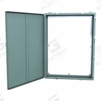 HAMMOND Electrical Enclosure: Steel, 48 in x 36 in x 8 in, NEMA 12/13/3R/4, w/Panel, Solid Cover (MPN 1418N4S8). Key specifications — Closure Method: Clamps; Brand: HAMMOND; Knockouts: Not Included.