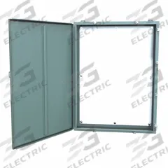 HAMMOND Electrical Enclosure: Steel, 48 in x 36 in x 8 in, NEMA 12/13/3R/4, w/Panel, Solid Cover (MPN 1418N4S8). Key specifications — Closure Method: Clamps; Brand: HAMMOND; Knockouts: Not Included.
