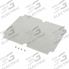 HAMMOND Inner Panel: Back Panel Panel, 11.2 in Overall Ht, 8.86 in Overall Wd, Steel, Galvanized (MPN 1554YPL). Key specifications — Panel Style: Back Panel; Brand: HAMMOND; Finish: Galvanized; Manufacturer Part Number: 1554YPL; Material: Steel.