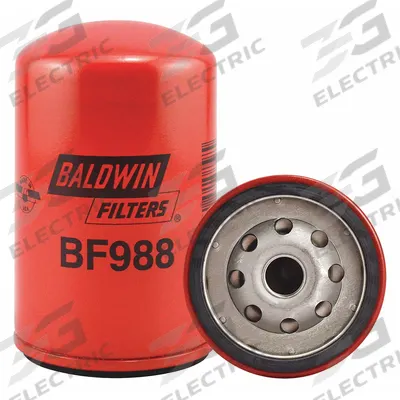 BALDWIN FILTERS Fuel Filter: Spin-On, 3 1/16 in Outside Dia, M16-1.50 Thread Size, Cellulose - Spin-On Fuel Filters