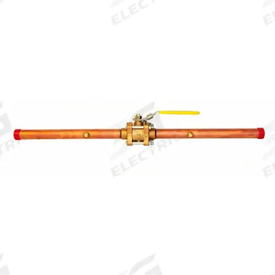 MILWAUKEE VALVE Manual Two-Way Ball Valve: 1/2 in, Bronze, Straight, MNPT x Tube - Oxygen-Cleaned Brass Ball Valves