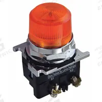EATON Pilot Light: 30 mm Panel Mounting Size, Amber, LED, 120 V AC Max Volt Rating (Supply) (MPN 10250T197LAP2A). Key specifications — Series: 10250T; Brand: EATON; Includes Push-To-Test: No Push-To-Test Included.