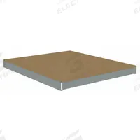 TENNSCO Shelf: 48 in x 42 in, 2,500 lb Load Capacity, Particleboard, Gray, Shelf (MPN ZLCS-4842D). Key specifications — Decking Material: Particleboard; Includes: (4) Beams; Decking Finish: Unfinished; Shelf Configuration: Single Straight; Color: Gray; Frame Material: Steel; Brand: TENNSCO; Frame Finish: Zinc Plated.