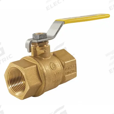 JOMAR VALVE Manual Two-Way Ball Valve: 2 in, Brass, Straight, FNPT x FNPT - Brass Ball Valves