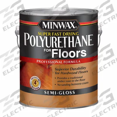 MINWAX Finish: Varnish, Interior, Oil, 1 gal Container Size, Wood, Semi-Gloss - Wood Sealers & Finishes