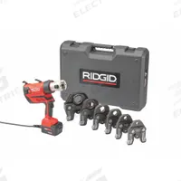 RIDGID Cordless Press Tool: 18V Li-Ion, Std, Pistol Grip, For 1/2 in to 2 in Pipe (MPN 67068). Key specifications — attr518742: RP 350; attr525712: Propress 1/2 in, 3/4 in, 1 in, 1-1/4 in, 1-1/2 in, 2 in; attr518712: Bare Tool.