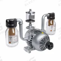 GAST Vacuum Pump: 1.5 hp, 21 cfm_16.5 cfm, 21 in Hg Max Vacuum, 15 psi Max Continuous Pressure (MPN 2565-V2A). Key specifications — attr51701: GAST.