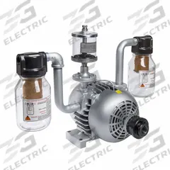 GAST Vacuum Pump: 1.5 hp, 21 cfm_16.5 cfm, 21 in Hg Max Vacuum, 15 psi Max Continuous Pressure (MPN 2565-V2A). Key specifications — attr51701: GAST.