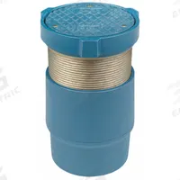 ZURN Floor Cleanout: 5 1/8 in Overall Dia, 5 3/4 in Overall Ht, Cast Iron/Nickel Bronze, Unfinished (MPN ZN1400-4NL-BP). Key specifications — Color: Blue; Brand: ZURN; Finish: Unfinished; Includes: Polished Nickel Bronze Top Assembly.