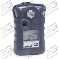 MSA Single-Gas Detector: High 100 ppm/Low 25 ppm, IP67, Carbon Monoxide ( CO ), MSA ALTAIR, Lithium (MPN 10092522). Key specifications — Gas Detected: Carbon Monoxide; Housing Color: Black; Battery Chemistry: Lithium.