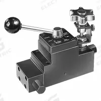 POWER TEAM Hydraulic Directional Control Valve: 5 gpm Max Flow Rate, Four Positions, 3/8" NPT, 9609. Key specifications — attr1018270: Load Holding; attr1018253: POWER TEAM; attr1018283: Tank; attr1018249: 9609; attr1018300: Manual; attr1416406: 3/8" NPT.