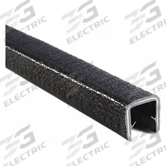 TRIM LOK INC Edge Trim: Double Gripping Finger, 25 ft Overall Lg, PVC Outer, 5/8 in Leg Lg (MPN 1660SB3-349-25). Key specifications — Standards: UL50E File MH49032; Brand: TRIM LOK INC; Color: Black; Outer Material: PVC; Profile Shape: Double Gripping Finger; _Gripping Style: Double Tongue.