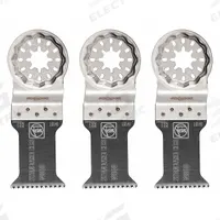 FEIN Oscillating Tool Blade: 1 3/8 in Blade Wd, 3 13/16 in Overall Lg, Precision Cutting, 3 PK (MPN 63502133270). Key specifications — attr1097473: Plastic; attr1097476: FEIN; attr1097456: Precision Cutting.