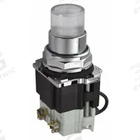 EATON Pilot Light: 30 mm Panel Mounting Size, Clear, Incandescent, 10250T Series (MPN 10250T235NC25). Key specifications — Series: 10250T; Brand: EATON; Includes Push-To-Test: Push-To-Test Included.