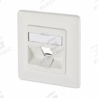 METZ CONNECT Wall Outlet: UP, GD-Zn (Zinc Die-Cast), Individual Keystone Modules, 45° Mounting Angle (MPN 130B20D11002KE). Key specifications — Housing Material: GD-Zn (Zinc Die-Cast); Includes Connector: Unequipped; Mounting Type: UP; Product Type: Wall Outlet; Connector Color: White; Connection Type: Individual Keystone Modules.