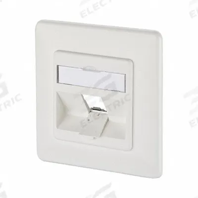 METZ CONNECT Wall Outlet: UP, GD-Zn (Zinc Die-Cast), Individual Keystone Modules - Voice & Data Housings, Panels & Connector Components