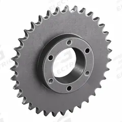TSUBAKI Sprocket: For 40 Chain, 35 Teeth, 5.578 in Pitch Dia, 5.86 in Outside Dia, Steel (MPN 40SH35). Key specifications — Brand: TSUBAKI; Required Bushing Series: SH.