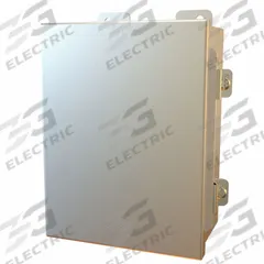 HAMMOND Electrical Enclosure: Stainless Steel, 8 in x 6 in x 4 in, NEMA 12/13/3R/4/4X, w/Panel, IP66 (MPN 1414N4PHSSG). Key specifications — Brand: HAMMOND; Closure Method: Clamps; Enclosure Material: Stainless Steel; Includes Inner Panel: with Inner Panel Included.
