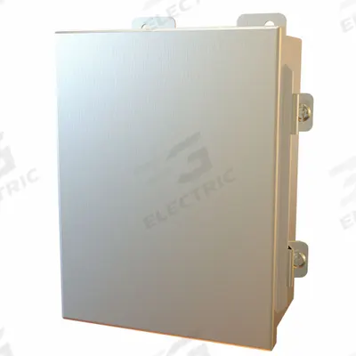 HAMMOND Electrical Enclosure: Stainless Steel, 8 in x 6 in x 4 in, NEMA 12/13/3R/4/4X - Stainless Steel Enclosures