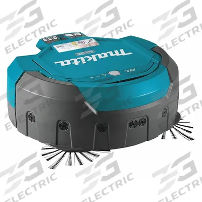 MAKITA Robotic Vacuum Cleaner: 18 7/8 in Cleaning Path Wd, 5/8 gal Vacuum Capacity - Robotic Vacuums
