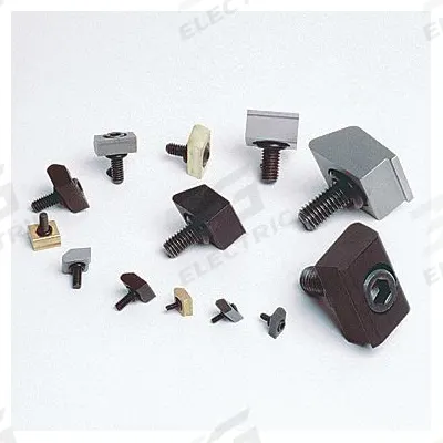 MITEE-BITE PRODUCTS INC Pitbull Clamp: Steel, Blunt Face, #8-32 Bolt - Blunt-Edge Low-Profile Fixture Clamps