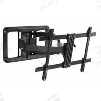 VIDEO MOUNT PRODUCTS Articulating Mount: Wall, For 42 in to 90 in Screens, Max. 150 lb, 45° Swivel (MPN FP-XLWAB). Key specifications — Manufacturer Part Number: FP-XLWAB; Finish: Powder Coated; Includes Mounting Hardware: Yes; Material: Steel; Mounting Location: Wall; Brand: VIDEO MOUNT PRODUCTS; Color: Black.