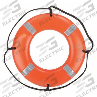 KENT SAFETY Throwable Flotation Aid: 16 1/2 lb Buoyancy, Ring Buoy, Orange - Ring Buoys