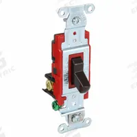 BRYANT Wall Switch: Toggle Switch, 3-Way, Maintained, Brown, 120/277V AC, 20 A (MPN 4903B). Key specifications — Illuminated: No; Voltage Rating: 120/277V AC.