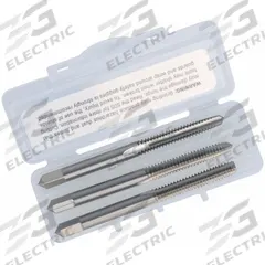 CLE-LINE Tap Kit: #6-32 UNC, H3 / 2B, 3 Flute, High Speed Steel (MPN C62012)