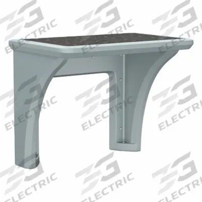 CORTECH Wall-Mount Desk: Gray, 29 in Overall Ht, 36 in Overall Wd, 24 in Overall Dp - Wall-Mount Desks with Laminate Top