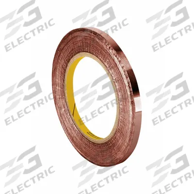 3M Conductive Electrical Tape: 3/4 in Wd, 6 yd Lg, 2.6 mil Thick, 600 V Volt Rating - General Purpose Foil Electrical Tape