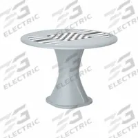 CORTECH Table: 29 in Overall Ht, 42 in Overall Dia, Game Top Included, Ballast Accepted, Gray, Gray (MPN 670GYGT). Key specifications — Brand: CORTECH; Accepts Ballast: Ballast Accepted; Table Material: Polyethylene; Furniture Series: Endurance.