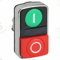 SCHNEIDER ELECTRIC Multihead Operator: Non-Illuminated, 2 Button, Flush Profile, 22 mm Mounting Size (MPN ZB4BL7341). Key specifications — attr211308: SCHNEIDER; attr1026606: Momentary/Momentary; attr1026618: I; attr1026638: XB4; attr1063632: Metallic.