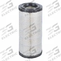 FLEETGUARD Automotive Air Filter: Round-Oval, Engine, Radial Seal, 6 13/32 in Outside Dia, Cellulose (MPN AF25557). Key specifications — Brand: FLEETGUARD; Compatible Vehicle Make: Willmar; Baldwin Interchange: RS3544; FleetGuard Interchange: AF25557.