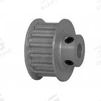 DAYTON Timing Pulley: Curvilinear, Fixed, For HTD Timing Belt Section, For 9 mm Belt Wd, 16 Teeth (MPN 16-5M09-6FA3). Key specifications — Brand: DAYTON; Finish: Clear Anodized; For Belt Series: Powerhouse®.