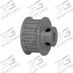 DAYTON Timing Pulley: Curvilinear, Fixed, For HTD Timing Belt Section, For 9 mm Belt Wd, 16 Teeth (MPN 16-5M09-6FA3). Key specifications — Brand: DAYTON; Finish: Clear Anodized; For Belt Series: Powerhouse®.