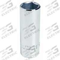 PROTO Socket: Metric, 3/8 in Drive Size, 7 mm Socket Size, 6-Point, Deep, Chrome, Not Tether Capable (MPN J5007MH). Key specifications — attr1204417: PROTO; attr1204392: Chrome.